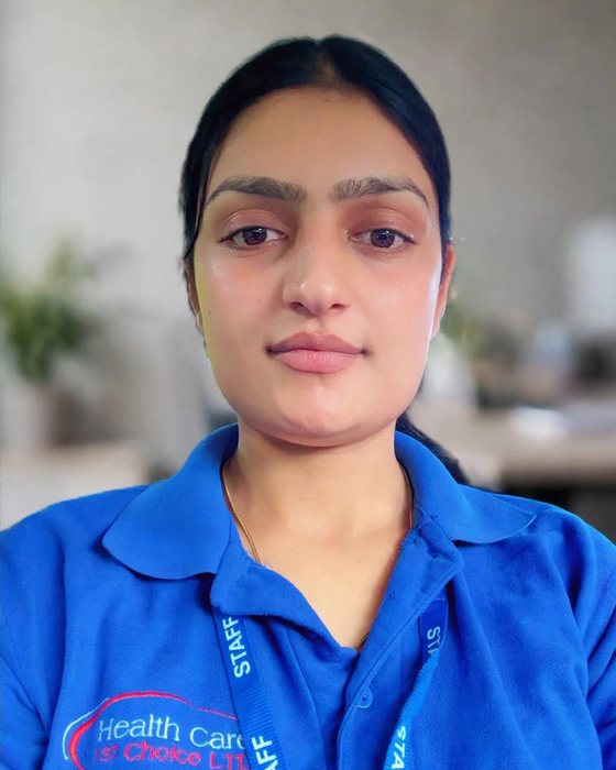 Navdeep Kaur, Senior Care Worker, Domiciliary Care at Healthcare 1st Choice